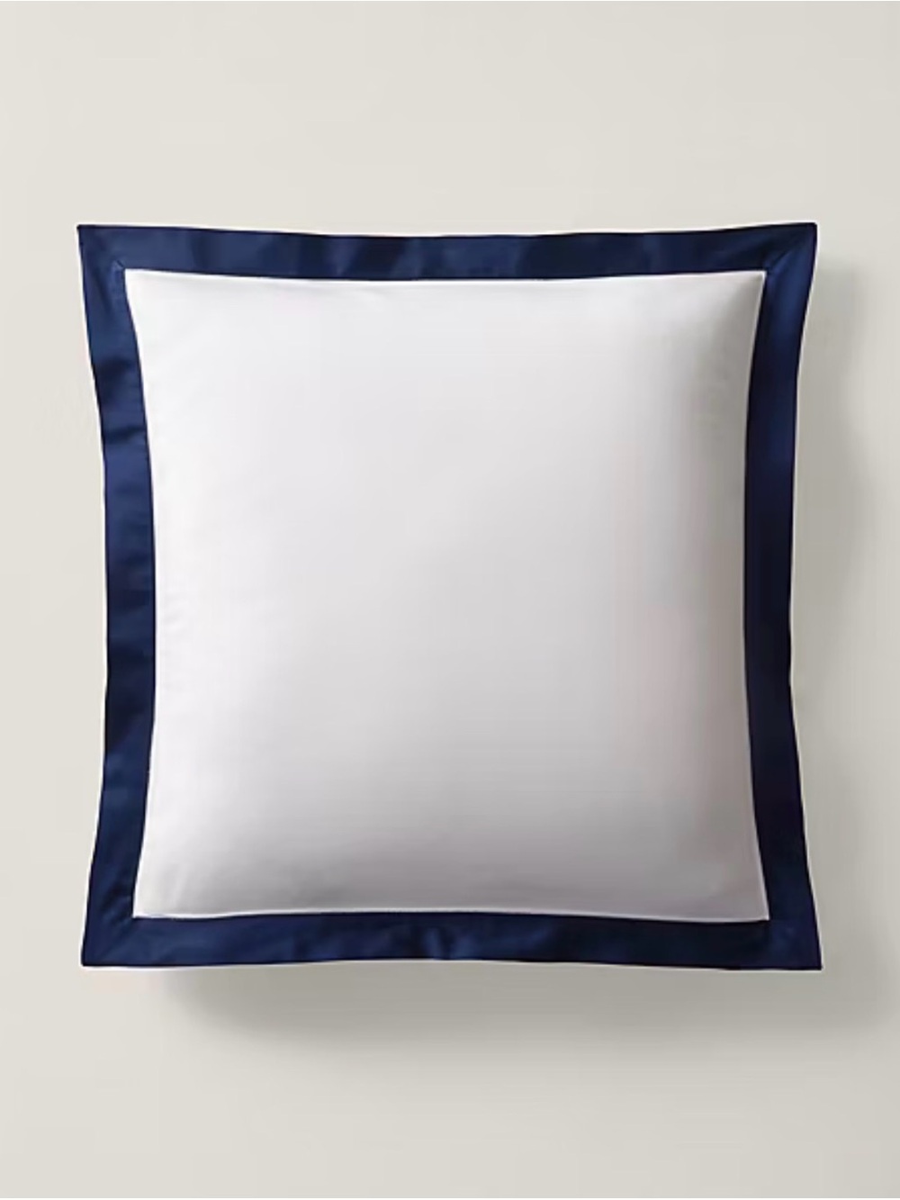 Ralph Lauren RL Organic Sateen Polo Navy and White European Pillow Sham One (1)
